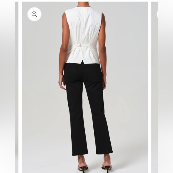 CITIZENS OF HUMANITY
ISOLA MID RISE CROPPED
BOOT JEAN Black Size 30 - Picture 6 of 17